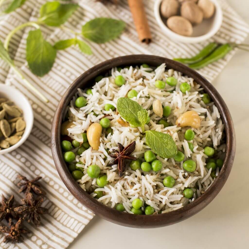 Peas Pulao with Royal<sup>®</sup> Basmati Rice
