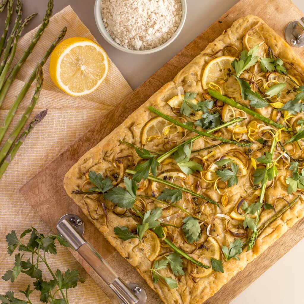 Royal<sup>®</sup> Chakki Atta Focaccia Bread with Citrus and Herbs