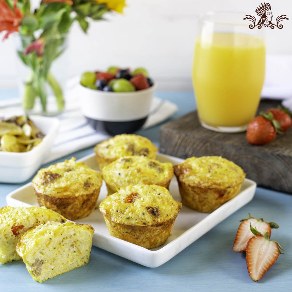 Mini Baked Egg Cups with Royal<sup>®</sup> Basmati Rice