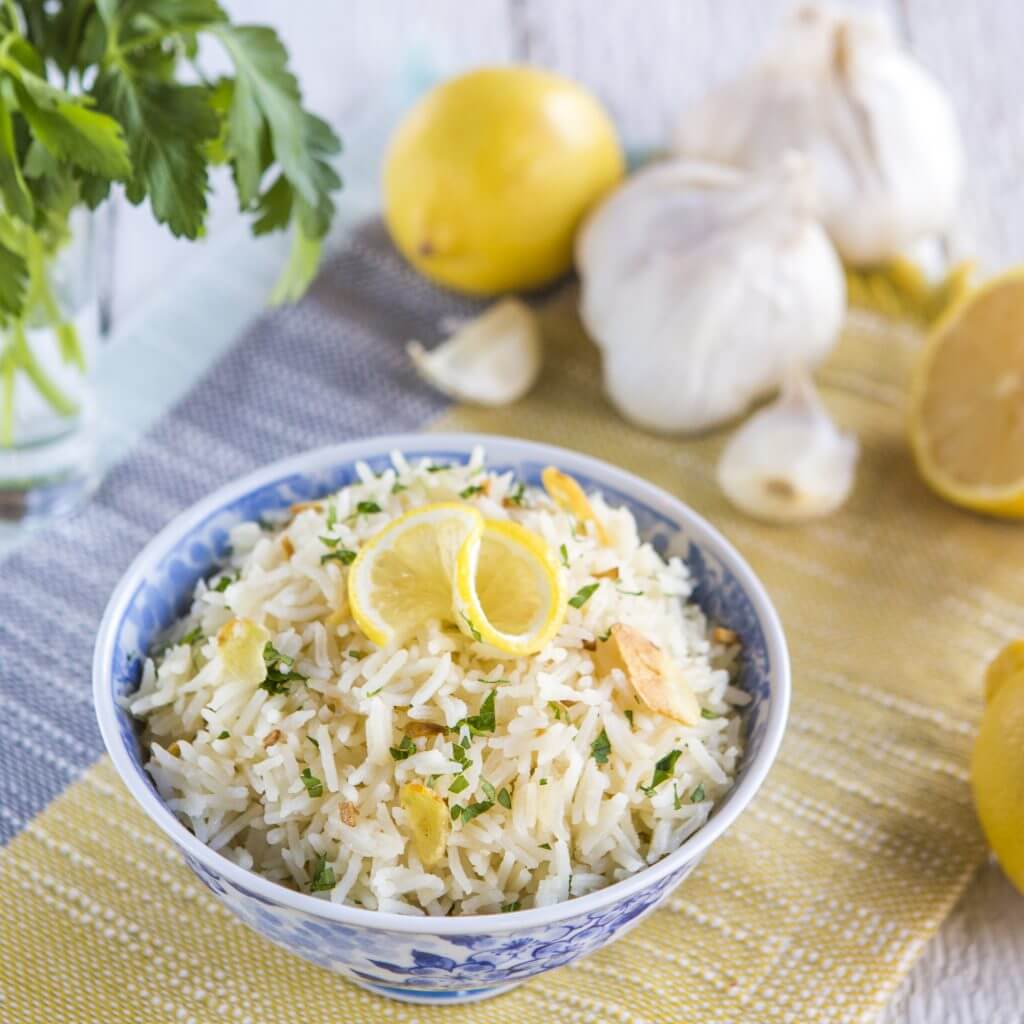 Lemon Garlic Rice