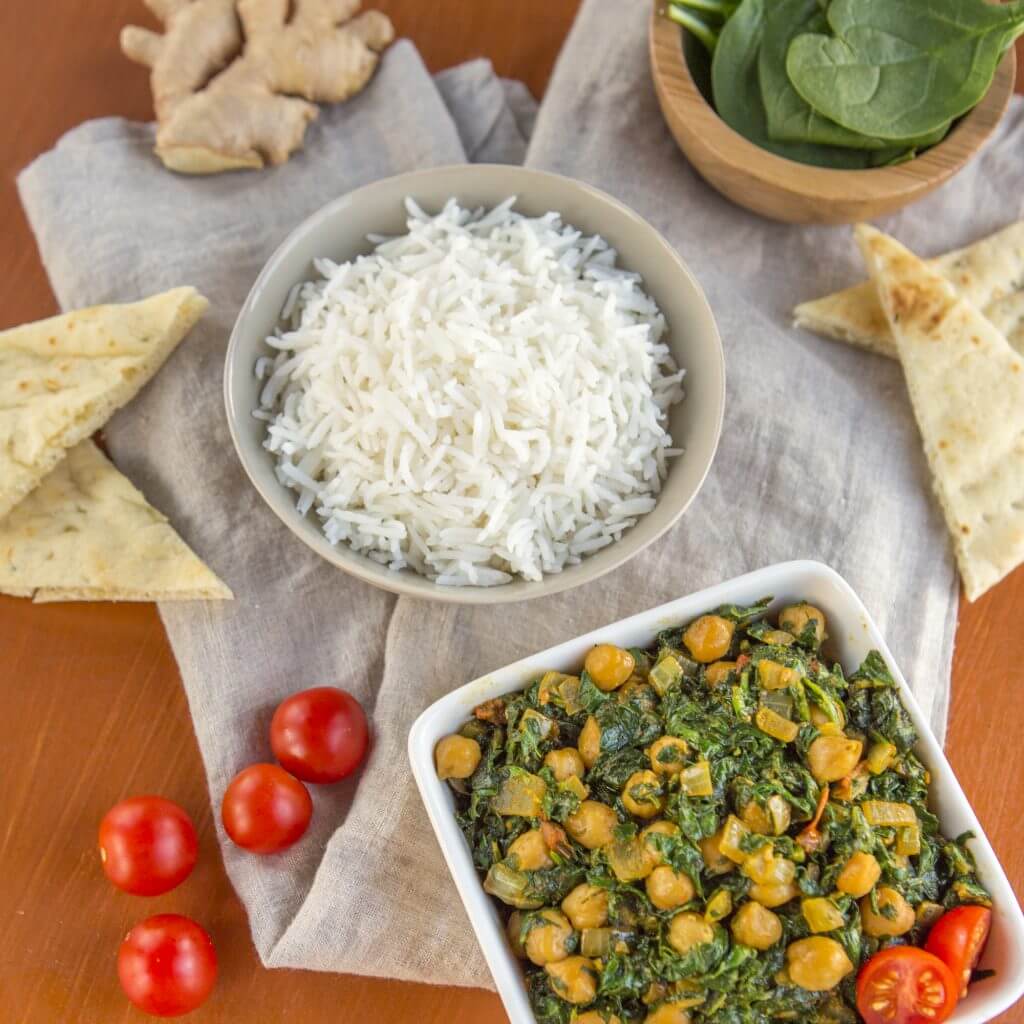 Chana Saag with Royal<sup>®</sup> Basmati Rice