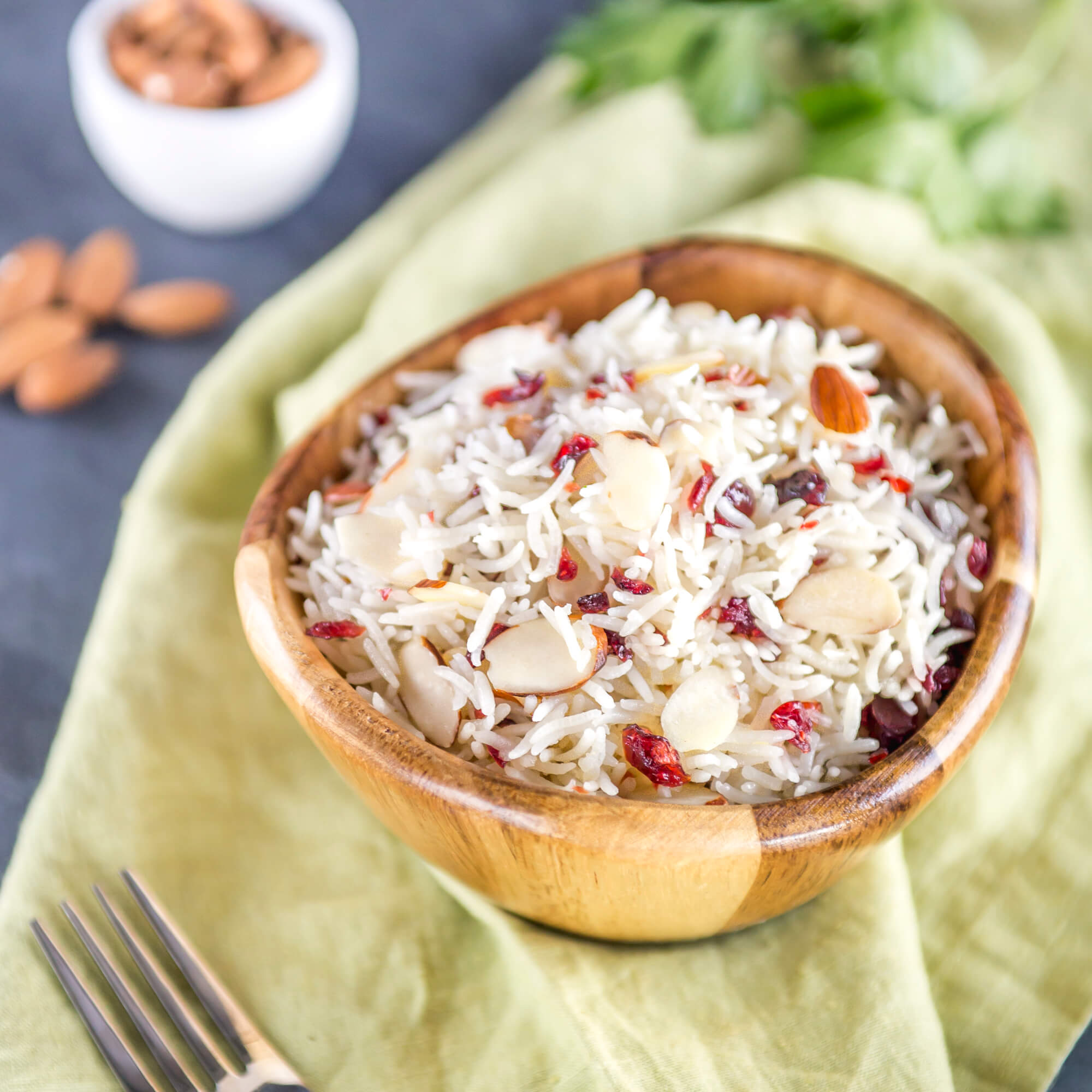 Almond Cranberry Rice Pilaf