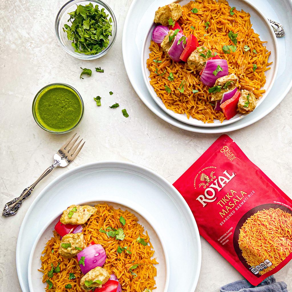 Malai Chicken with Tikka Masala Rice