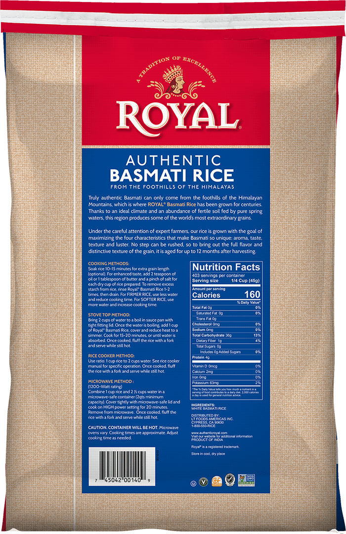 40lb Basmati Back