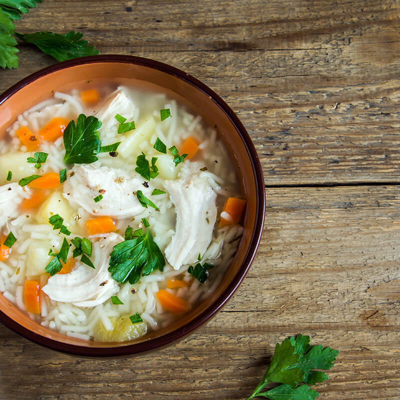 Creamy Chicken and Rice Soup