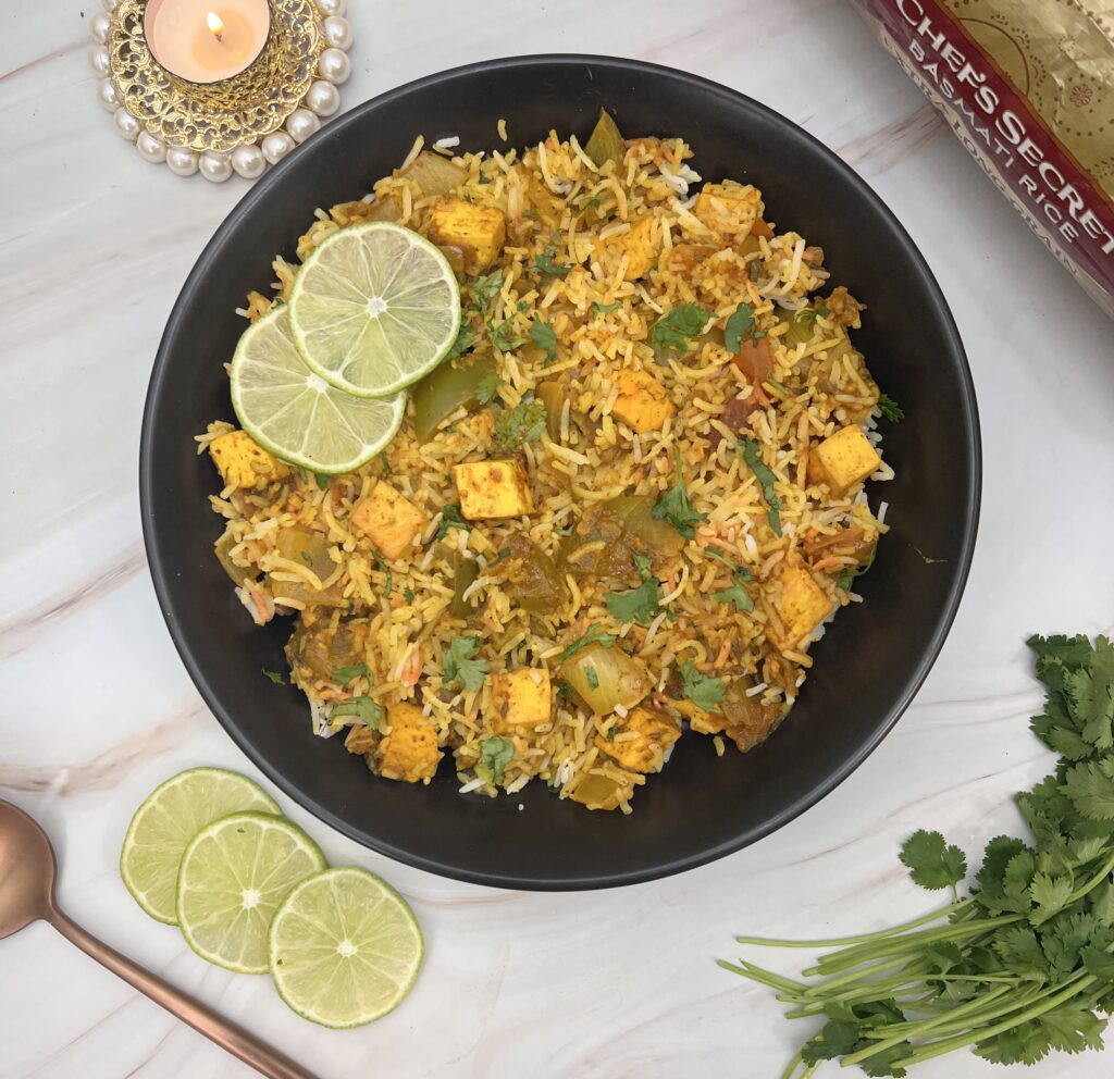Karahi Paneer Biryani