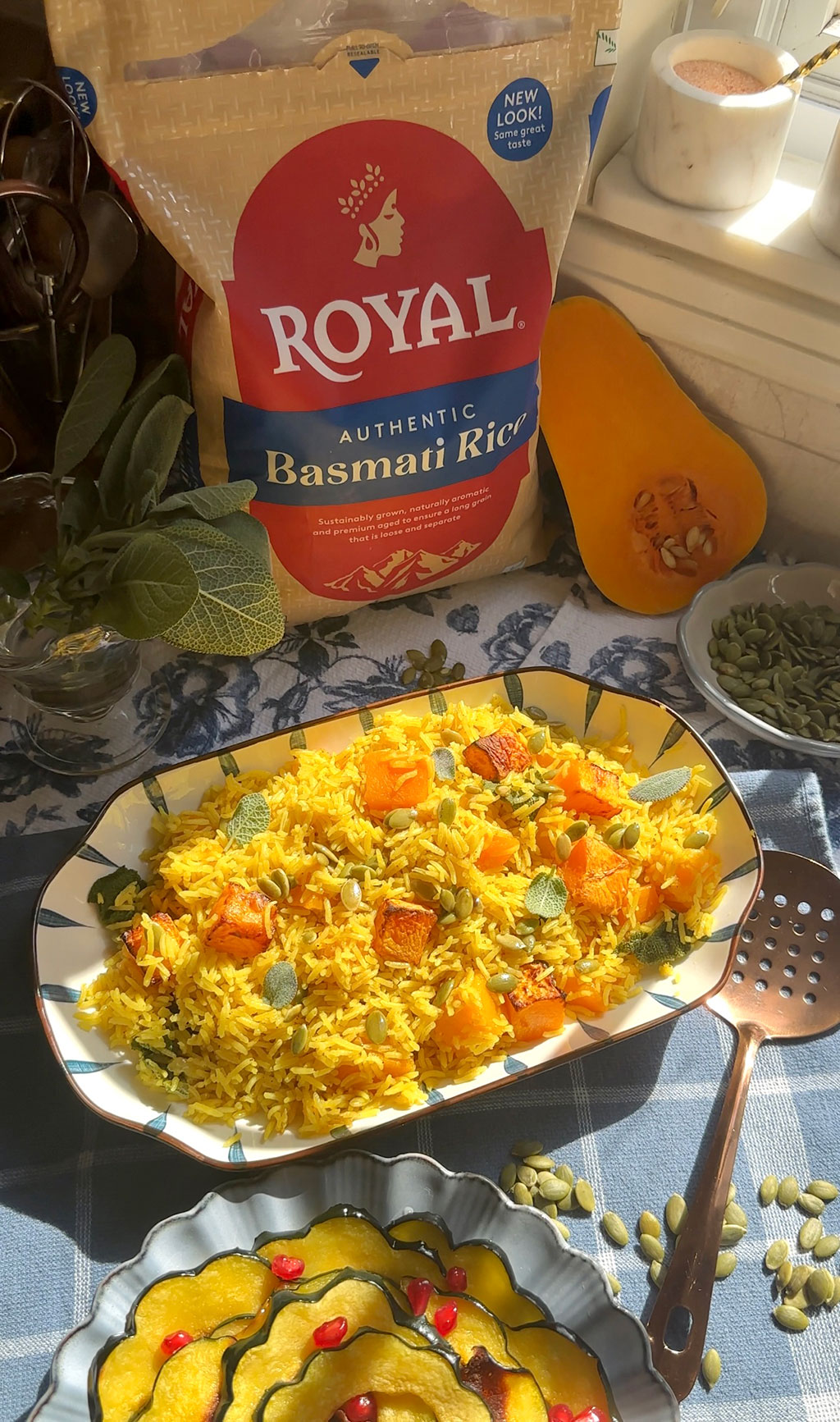 Butternut Squash Rice Pilaf