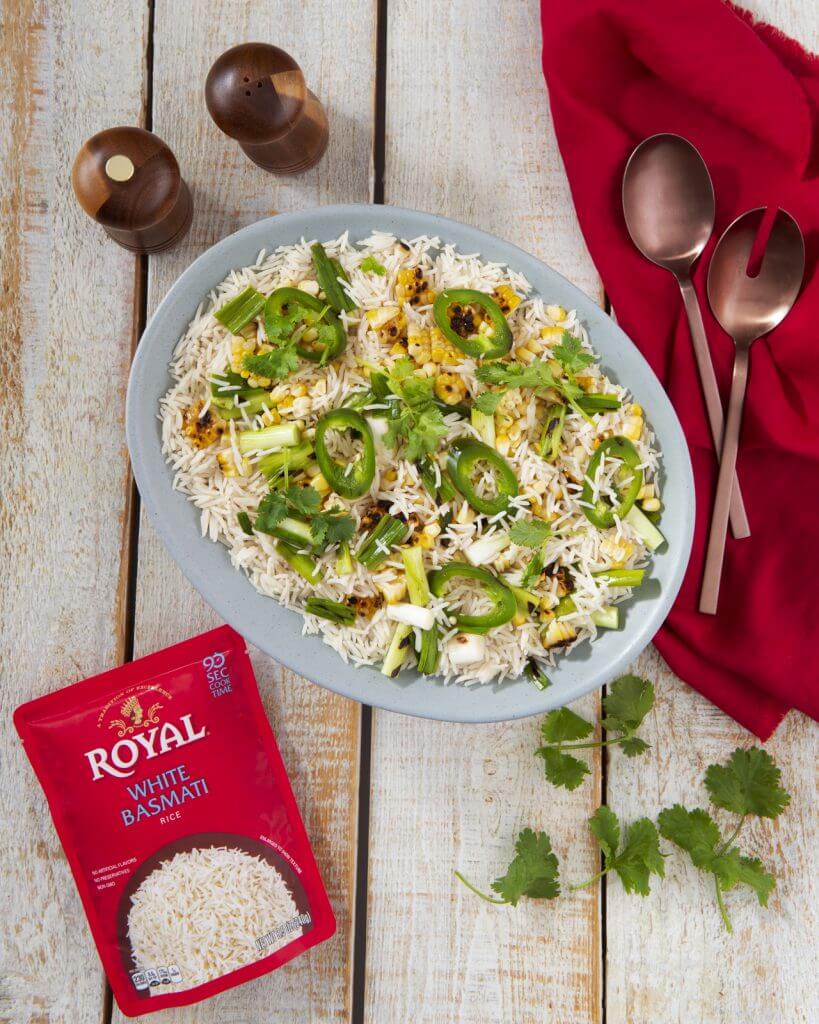 Spicy Charred Veggie Rice