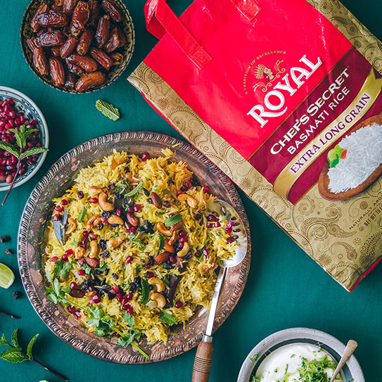 Ramadan Special: Aromatic Fried Rice with Nuts & Raisins