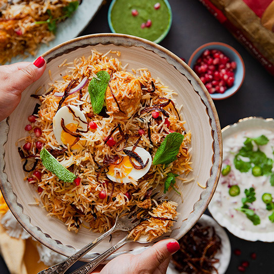 Dum Egg Biryani