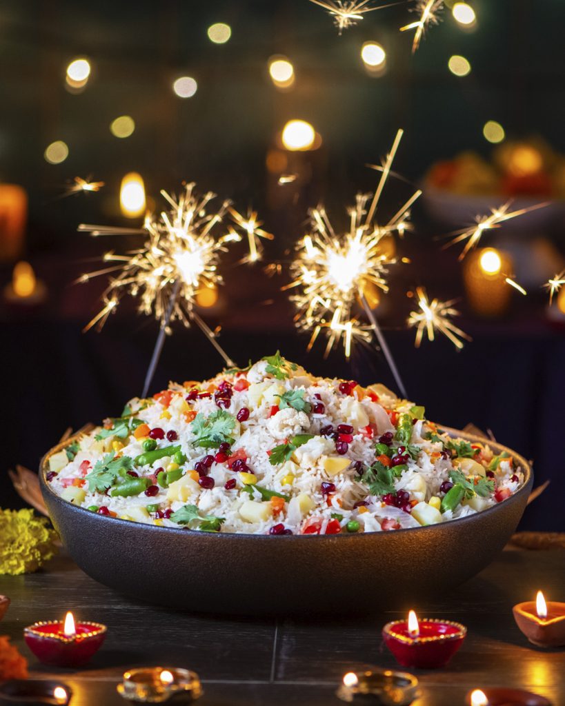 Navratan Veggie Pulao