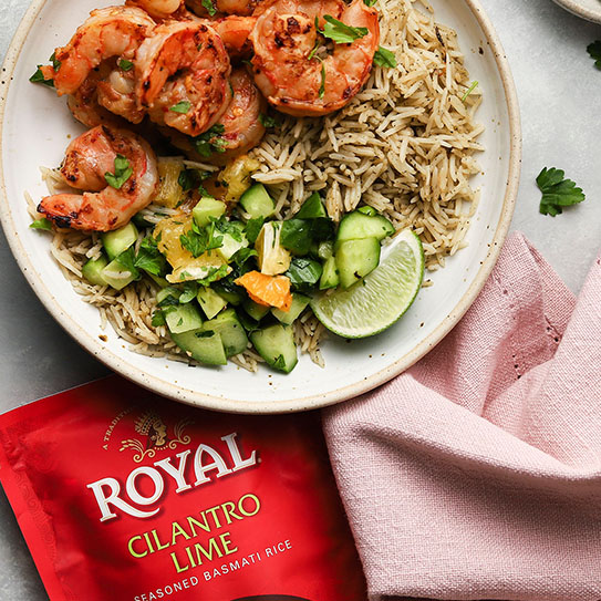 Citrus Shrimp and Rice
