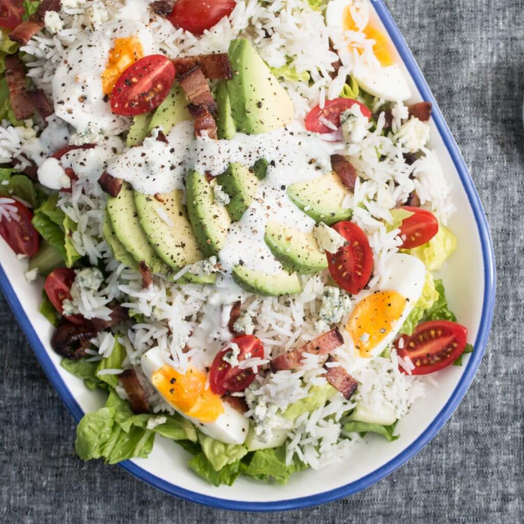 Chopped Cobb Rice Salad