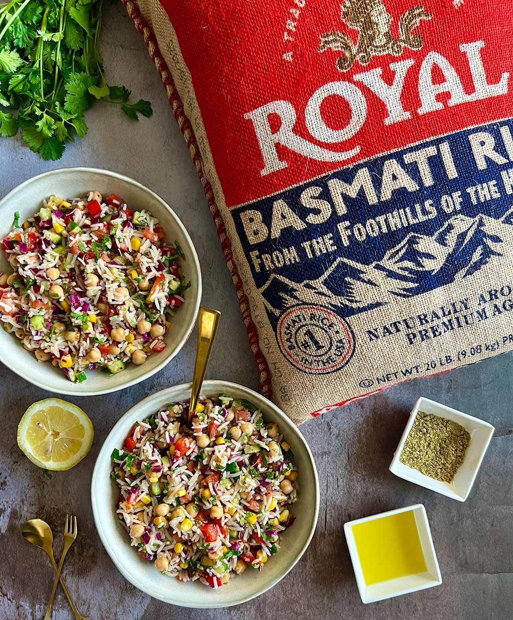 Mediterranean Rice Salad