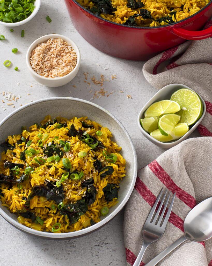 One Pot Turmeric Coconut Rice