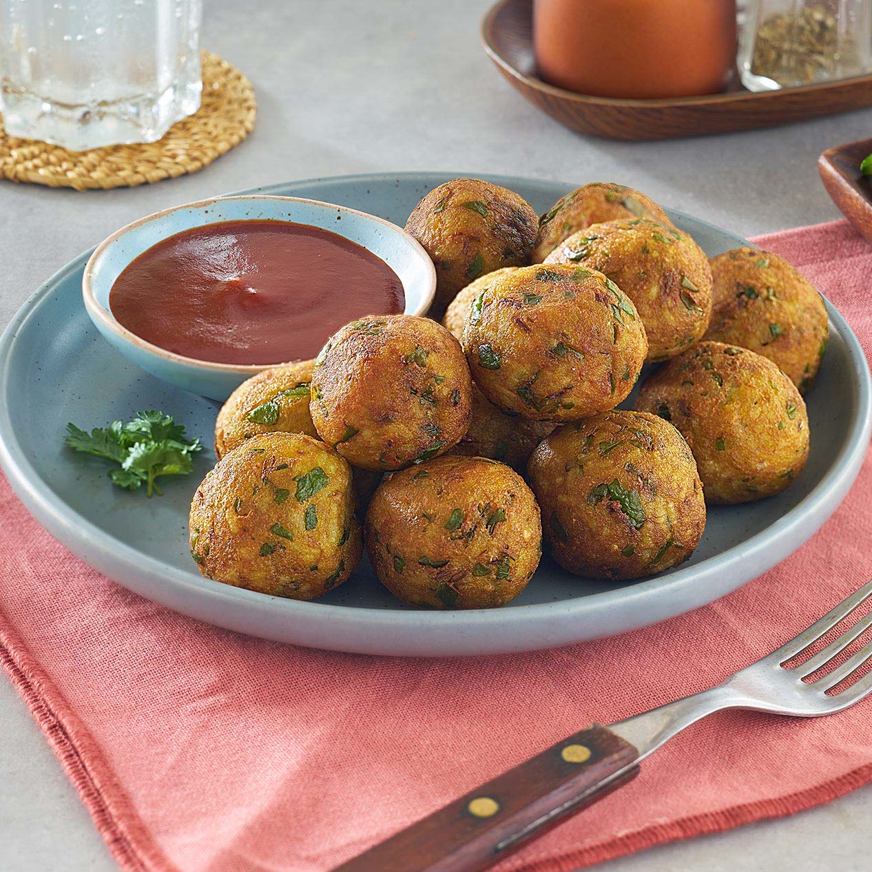Palak Paneer Rice Balls