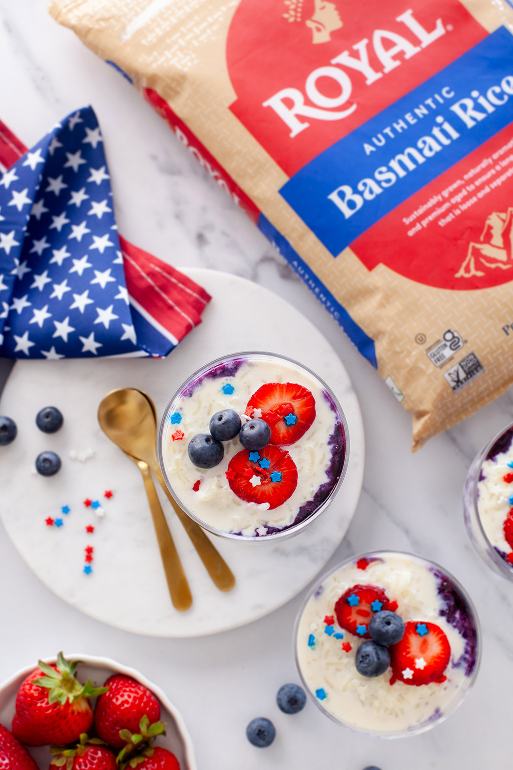4th of July Rice Pudding