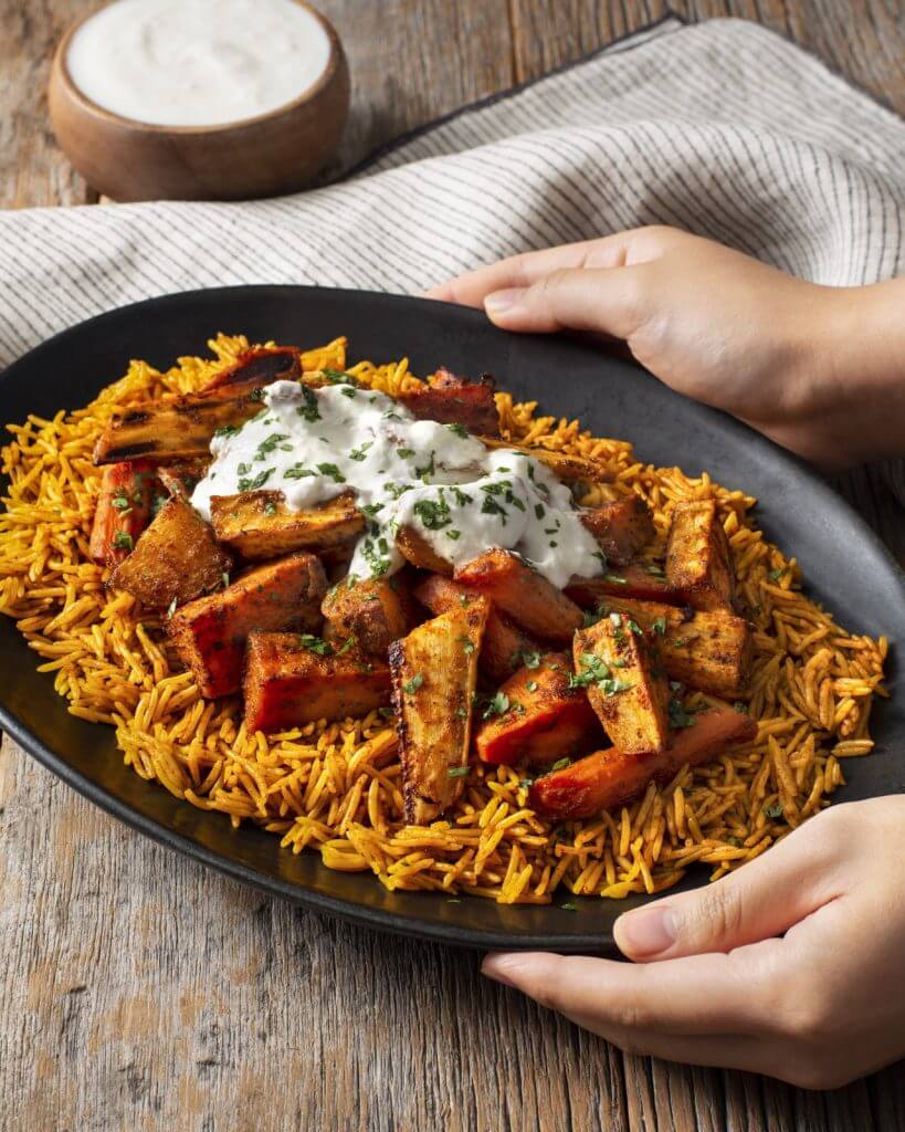 Roasted Tandoori Root Vegetables