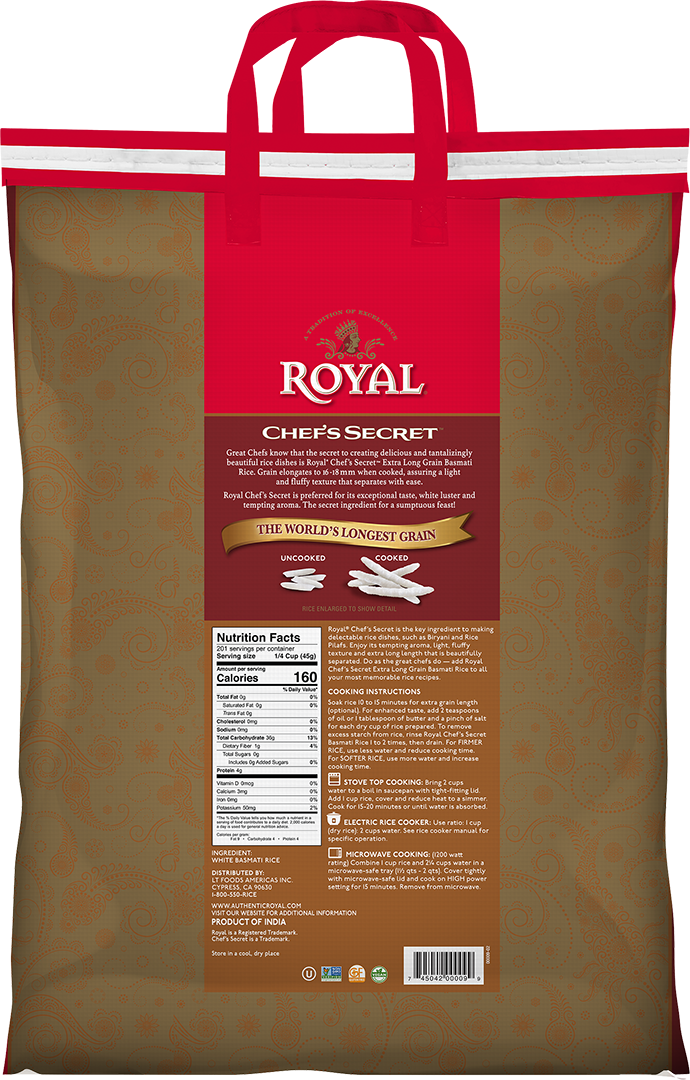 Royal Chef Secret 20lb back