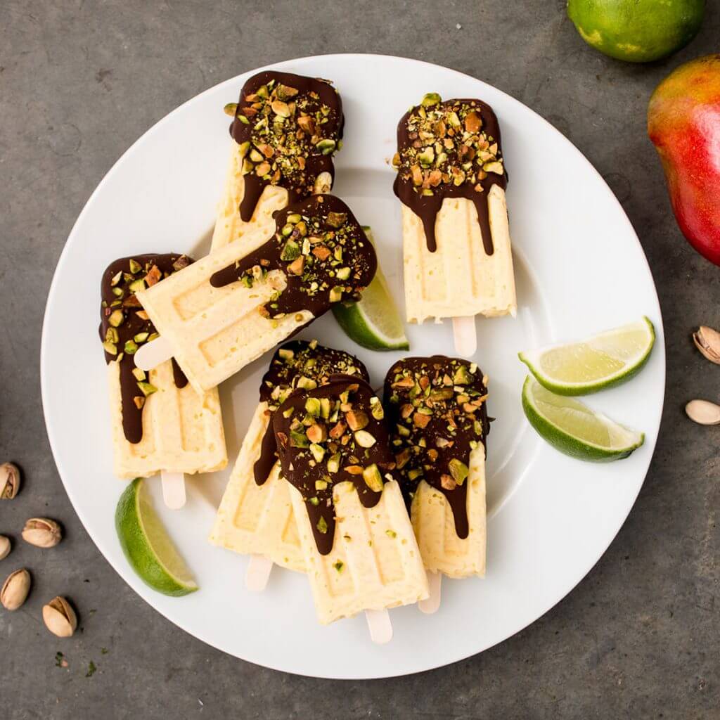 Mango Lassi Pudding Pops