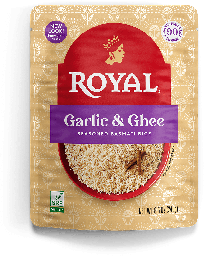 Garlic & Ghee Seasoned Basmati Rice
