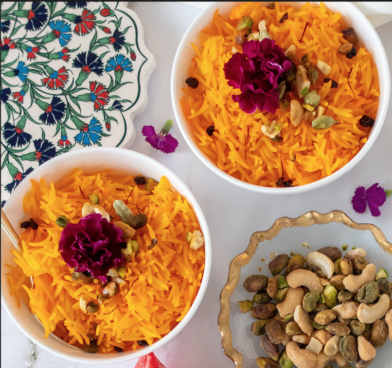 Zarda Pulao