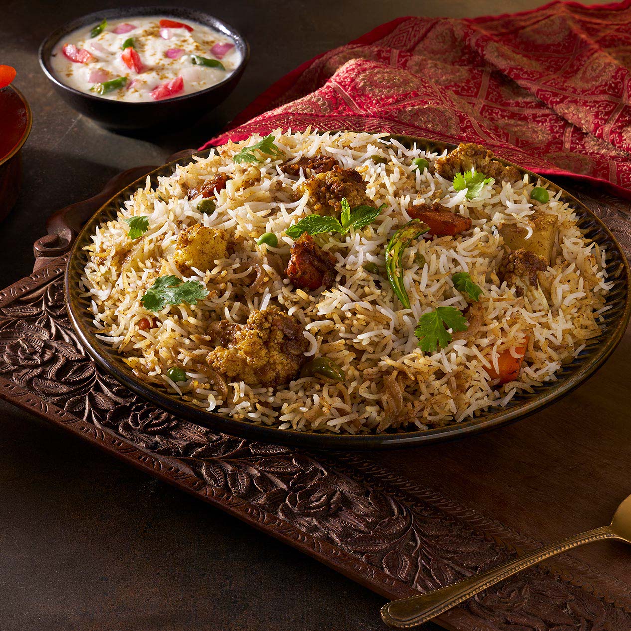 Lucknowi Vegetable Biryani