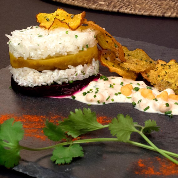 Royal<sup>®</sup> Basmati and Roasted Beet Napoleon