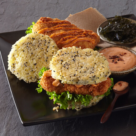 Royal<sup>®</sup> Basmati Rice Chicken Katsu Burgers
