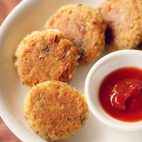 Masala Rice Cutlets
