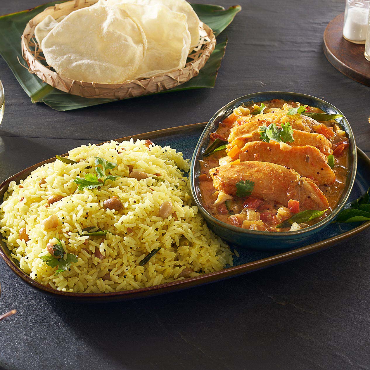 Lemon Rice with Kerala-Style Fish