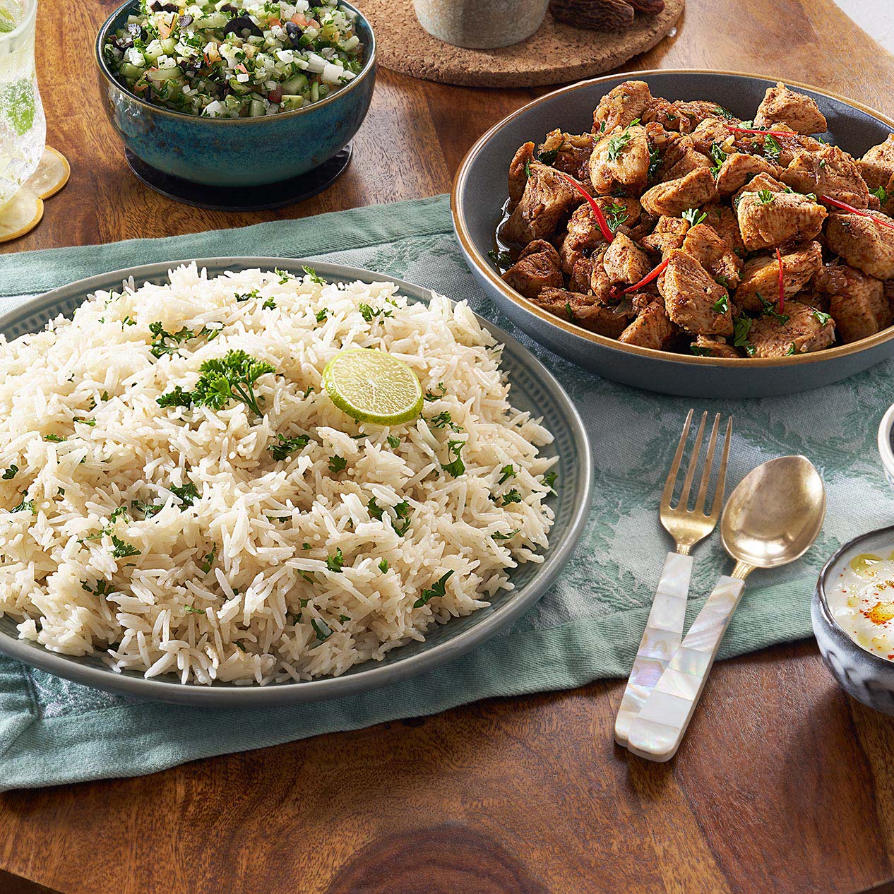 Lebanese Rice with 7-Spice Chicken