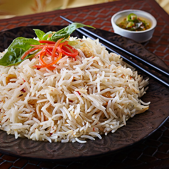 Thai Coconut Rice with Chicken and Basil