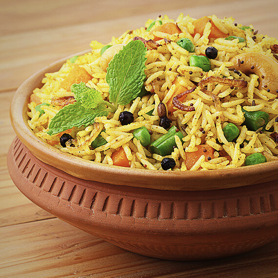 One-Hour Vegetable Biryani