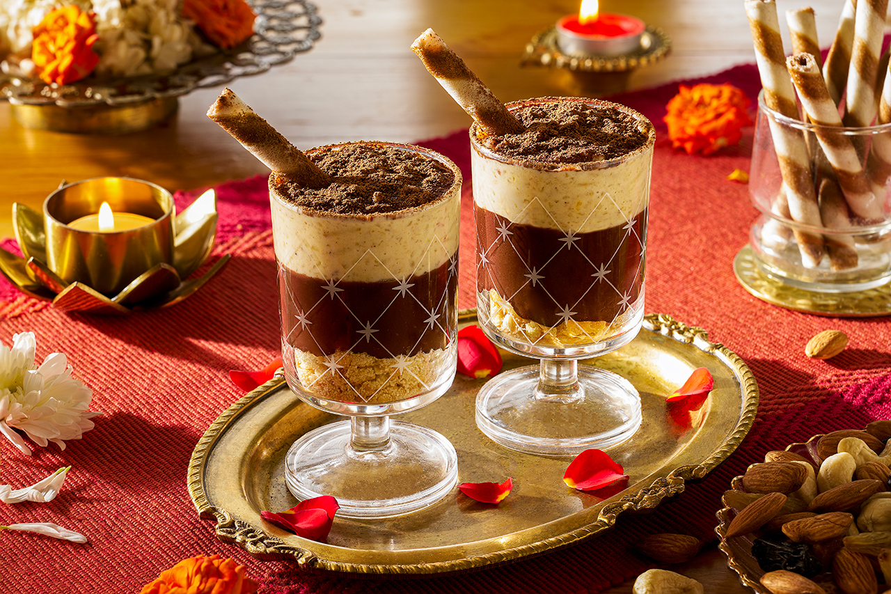 Chocolate Brown Rice Kheer Shots