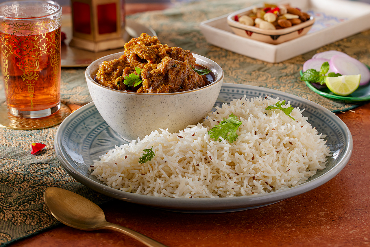 Lamb Rogan Josh with Jeera Rice