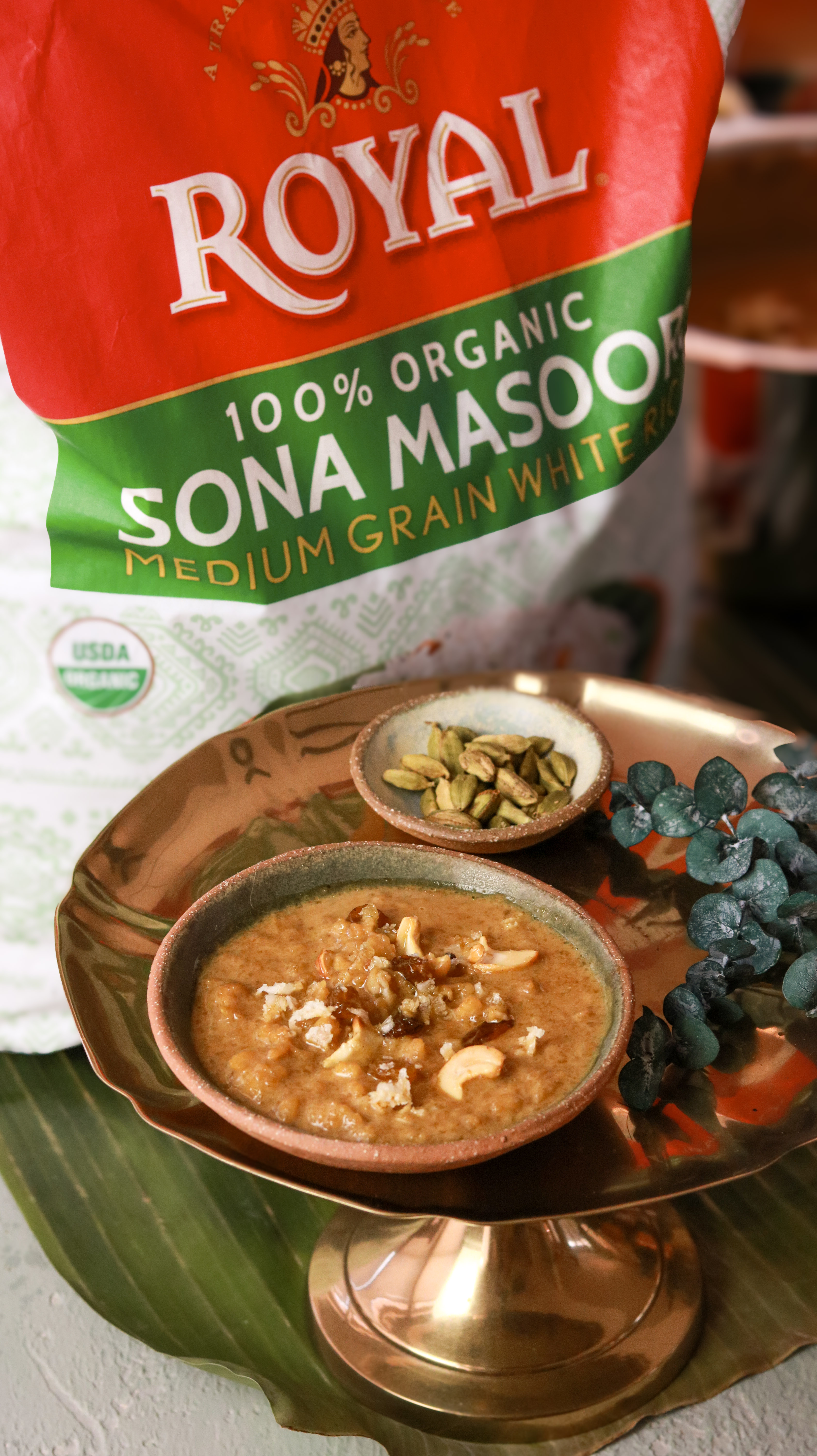 Coconut Sakkarai Pongal