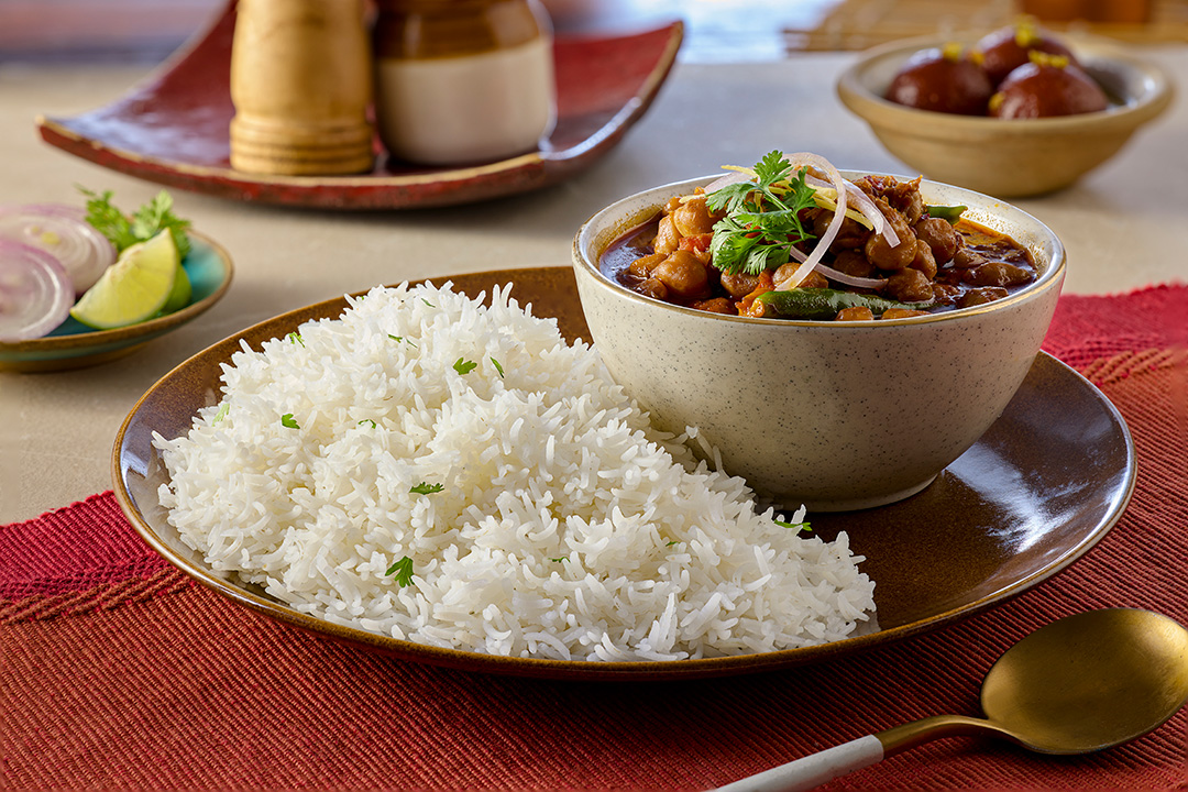 Amritsari Chole and Rice