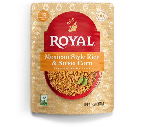 Mexican Style Rice & Street Corn Seasoned Basmati Rice