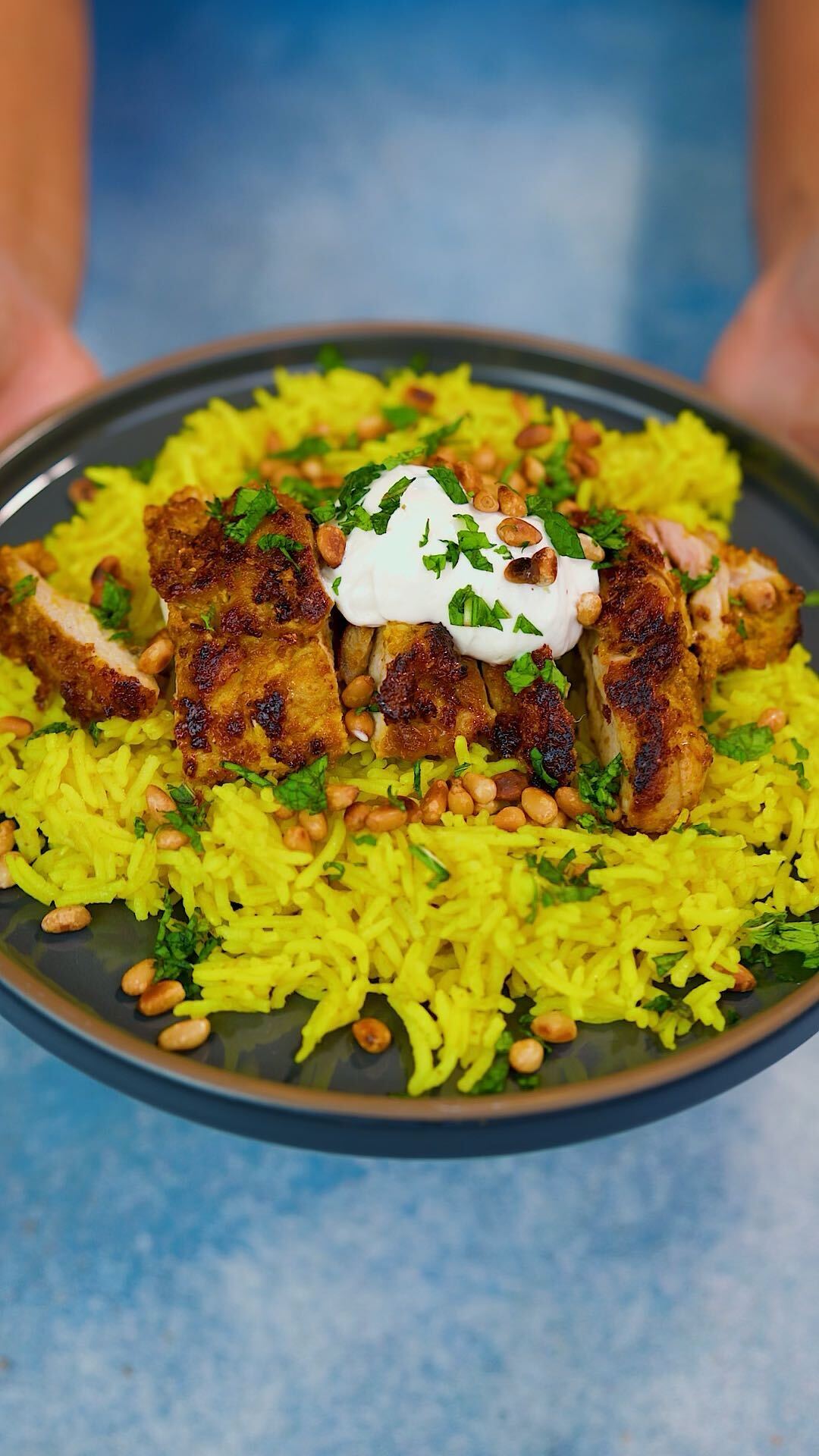 Mediterranean-Thai Lemongrass Shawarma Pilaf